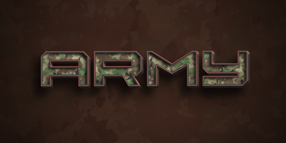 Artillery Font Poster 4