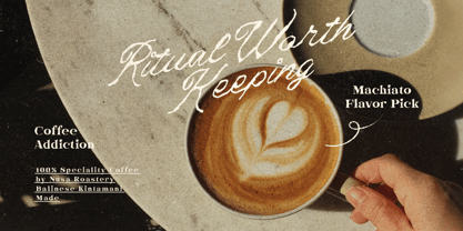 Quiet Story Font Poster 7