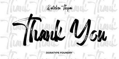 Qulicken Thopan Font Poster 10
