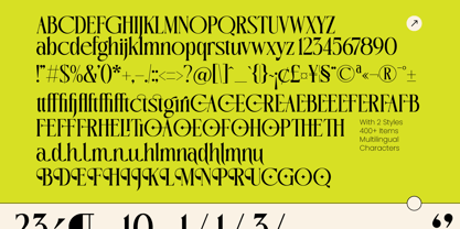 Oligierky Font Poster 10
