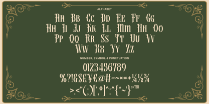 Heboric Font Poster 7