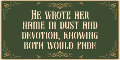 Heboric Font Poster 3