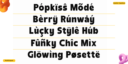 Gastilo Font Poster 9