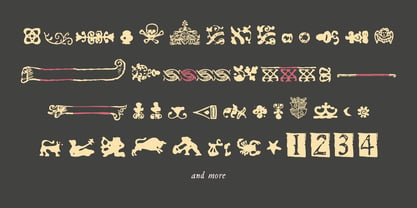 Telegdi Ornaments Font Poster 2