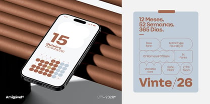 Amigavel Font Poster 6