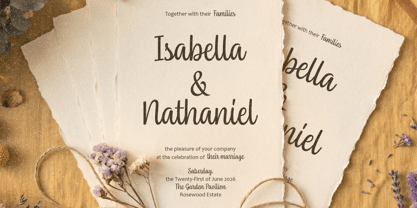 Daisy Stitch Font Poster 4