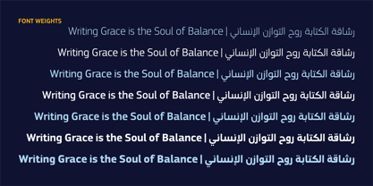 HS Sawsan Font Poster 4