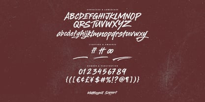 Themile Stuney Font Poster 6