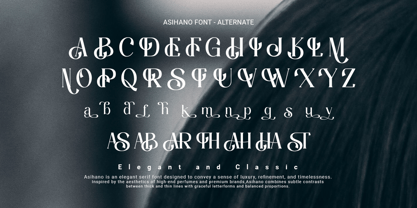 Asihano Font Poster 4