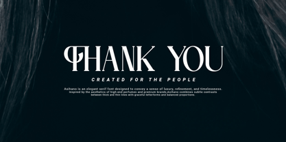 Asihano Font Poster 8