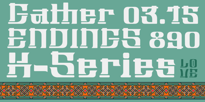 Bongseon Font Poster 5