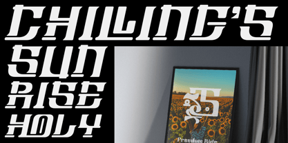 Bongseon Font Poster 7