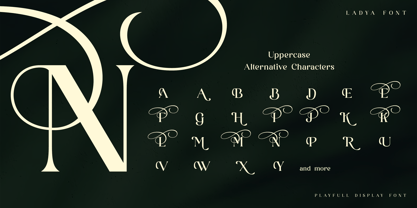 Ladya Font Poster 10