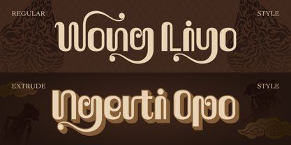 Sri Rejeki Font Poster 4