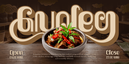 Sri Rejeki Font Poster 7