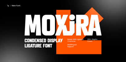Moxira Font Poster 1