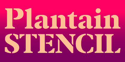 Plantain Font Poster 8