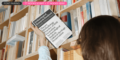 TT Nooks Script Font Poster 11