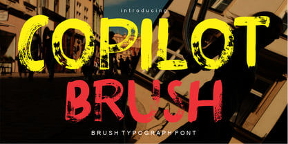 Copilot Brush Font Poster 1