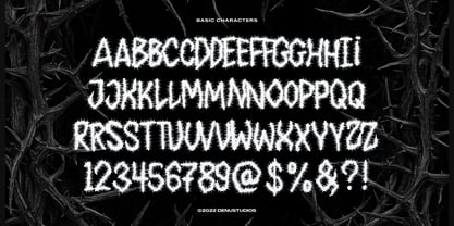 Void Briar Font Poster 7