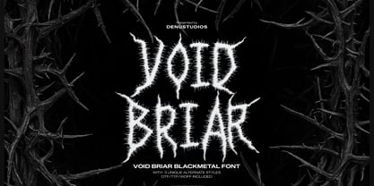 Void Briar Font Poster 1