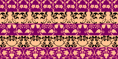 Castle Fleurons Font Poster 4