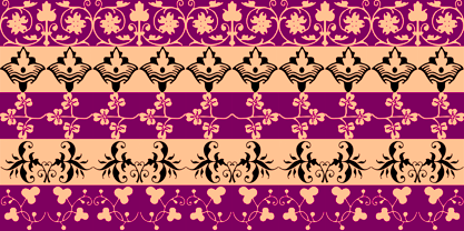 Castle Fleurons Font Poster 2