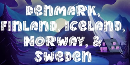 Nordic Queen Font Poster 5