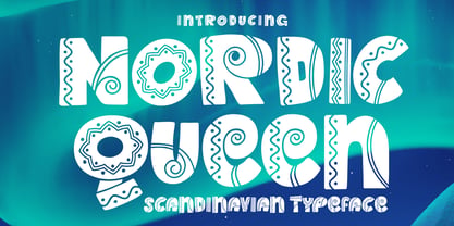 Nordic Queen Font Poster 1
