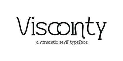 Visconty Font Poster 1