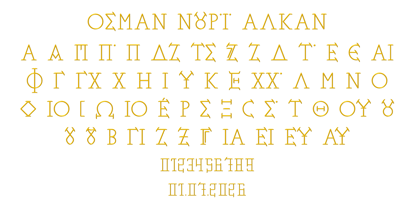 Ongunkan Karamanli Full Script Font Poster 6