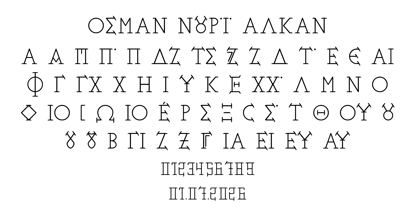 Ongunkan Karamanli Full Script Font Poster 12