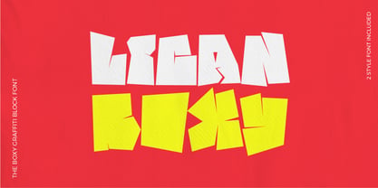 Lican Boxy Font Poster 1