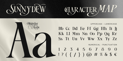 Sunnydew Font Poster 2