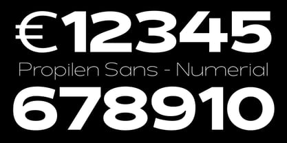 Propilen Font Poster 9