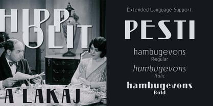 Pesti Font Poster 2