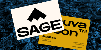 SageMount Font Poster 4