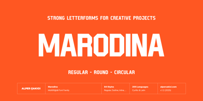 Marodina Font Poster 1