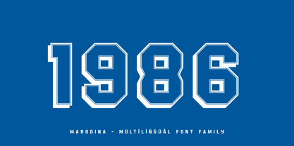 Marodina Font Poster 5