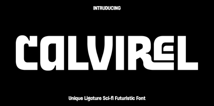 Calvirel Font Poster 1
