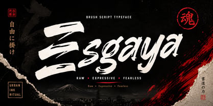 Esgaya Font Poster 1