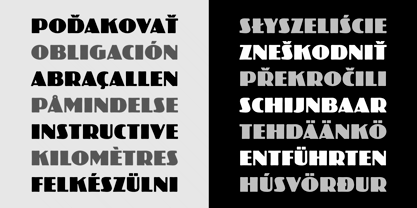 Koloss CT Font Poster 4