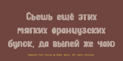 Capuchin Font Poster 6