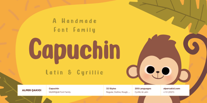 Capuchin Font Poster 11