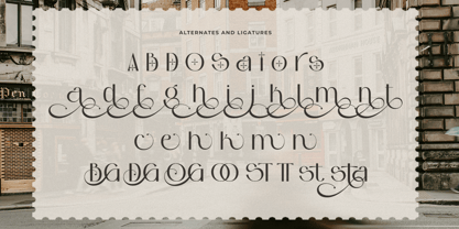 Bostaire Font Poster 10