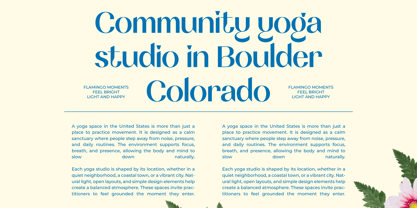 Soltina Font Poster 6