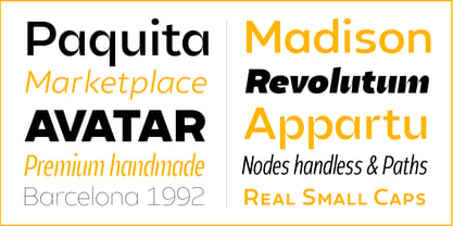 Exedra Font Poster 2
