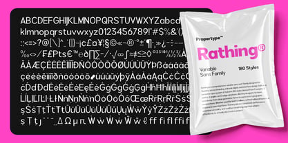Rathing Font Poster 15