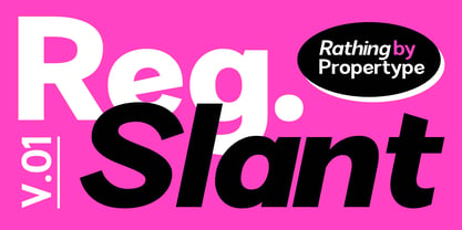 Rathing Font Poster 4