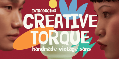 Creative Torque Font Poster 1
